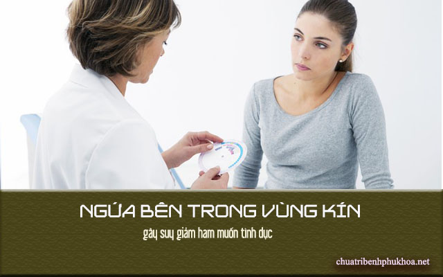 Ngứa bên trong vùng kín gây viêm nhiễm phụ khoa