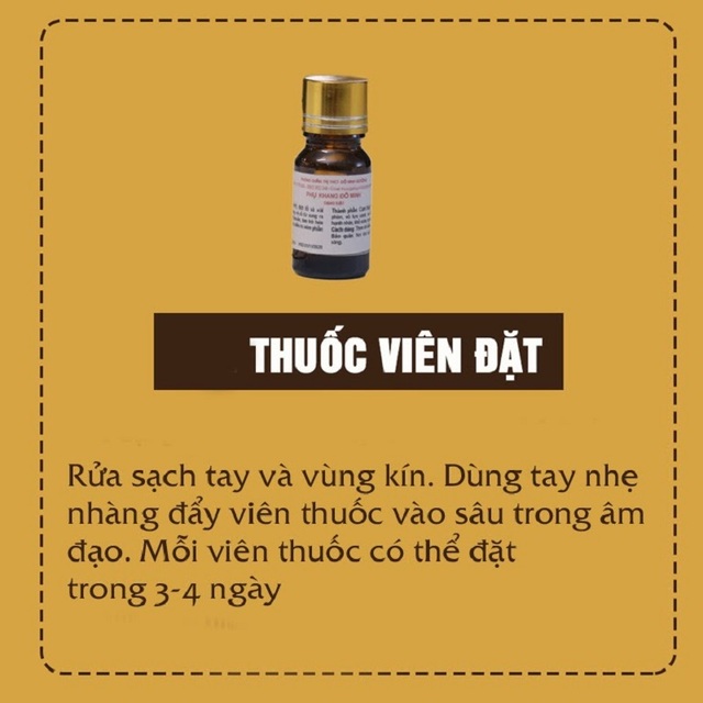 Thuốc đặt âm đạo Phụ Khang Đỗ Minh