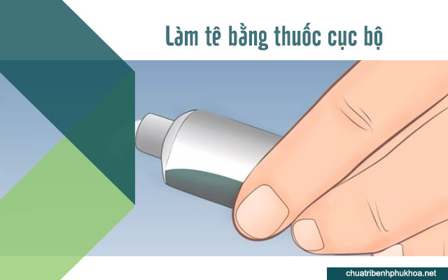 Giảm đau rát sau khi quan hệ bằng thuốc gây tê cục bộ