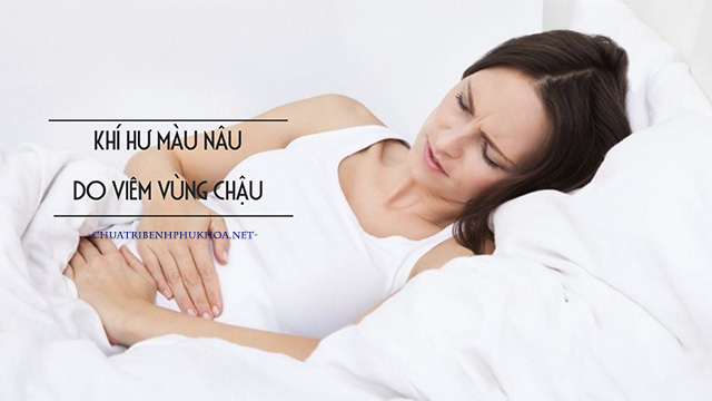 hiện tượng ra khí hư màu nâu