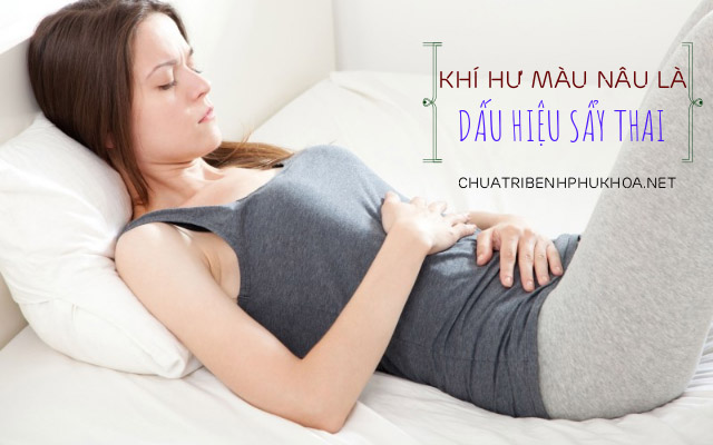 hiện tượng ra khí hư màu nâu