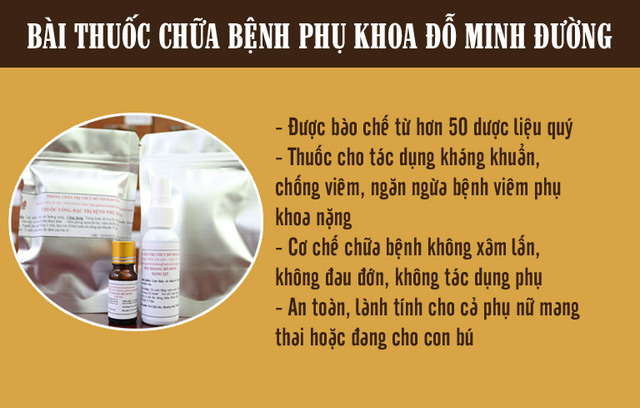 Bài thuốc Phụ Khang Đỗ Minh - Giải pháp dứt điểm mọi chứng bệnh phụ khoa