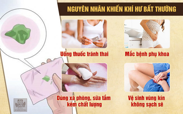 Nguyên nhân khiến khí hư bất thường