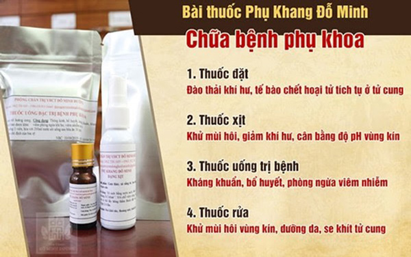 Bài thuốc chữa bệnh phụ khoa gia truyền của dòng họ Đỗ Minh