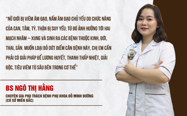 Bác sĩ Ngô Thị Hằng tư vấn bệnh viêm âm đạo theo cách nhìn của Đông y